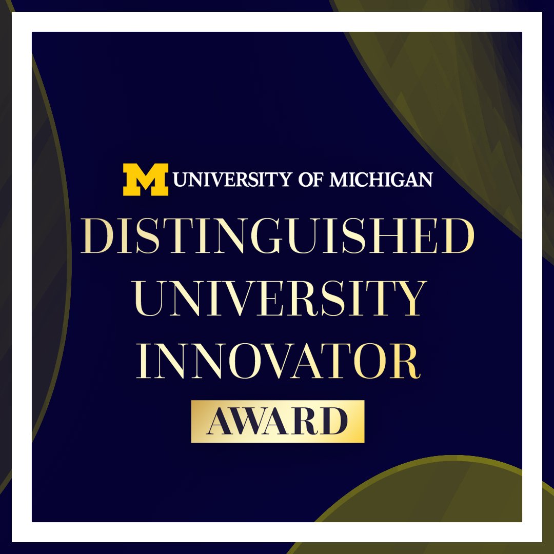 Distinguished University Innovator Award – October 6, 2021