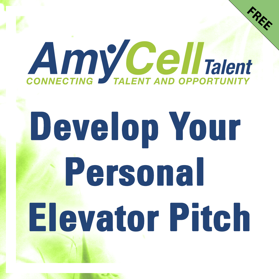 Develop Your Personal Elevator Pitch - October 10, 2022